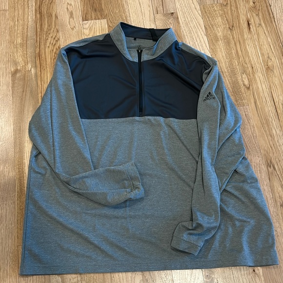 Adidas 3XL gray and black quarter zip - Picture 1 of 3
